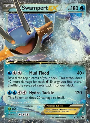 Swampert EX #XY55, XY Black Star Holo, TCGdex reference