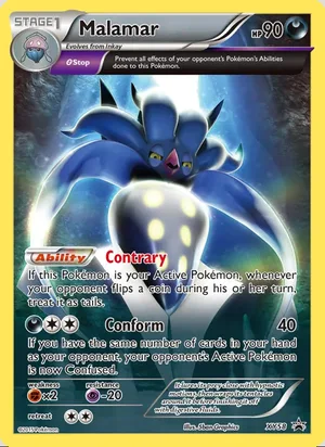 Malamar #XY58, XY Black Star Holo, TCGdex reference