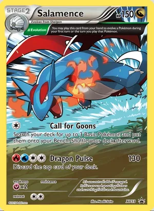 Salamence #XY59, XY Black Star Holo, TCGdex reference