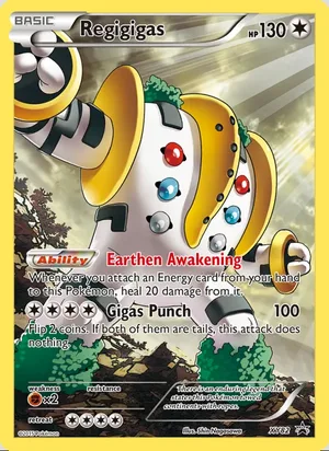 Regigigas #XY82, XY Black Star Holo, TCGdex reference