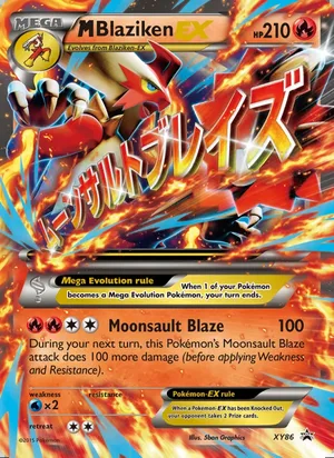 M Blaziken EX #XY86, XY Black Star Holo, TCGdex reference