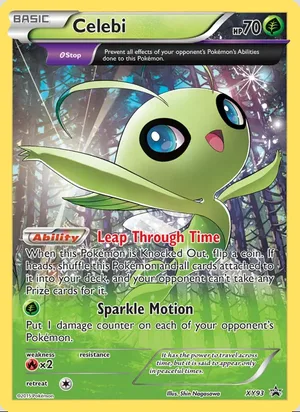 Celebi #XY93, XY Black Star Holo, TCGdex reference