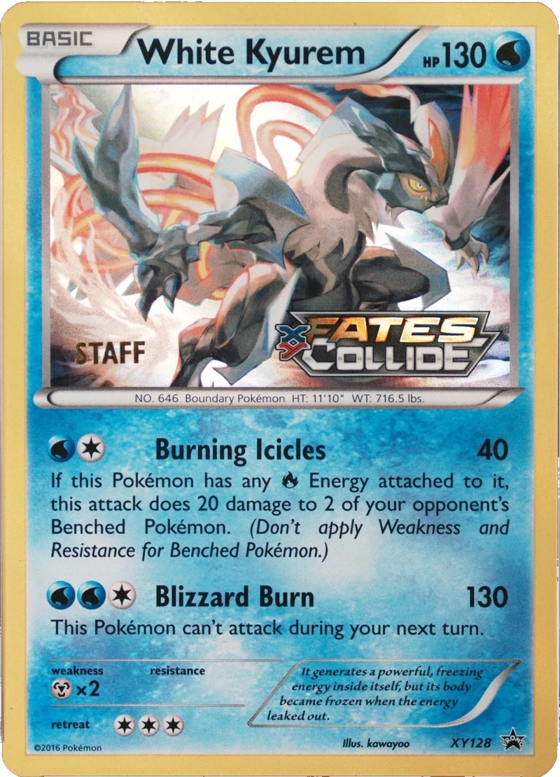 White Kyurem Staff Prerelease PSA reference placeholder