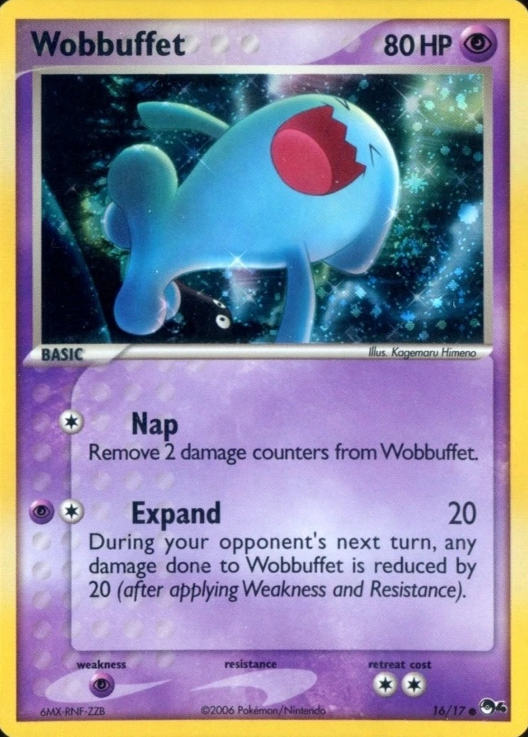 Wobbuffet #16/17, English POP Series 4 Cosmos Holo promo, owner-provided image