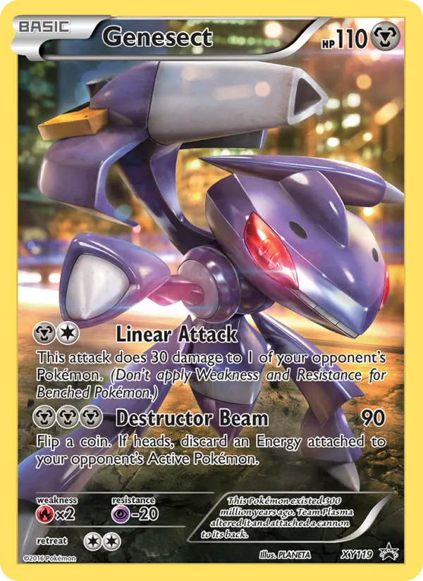 Genesect #XY119, XY Black Star Promos English Holo, TCGdex reference