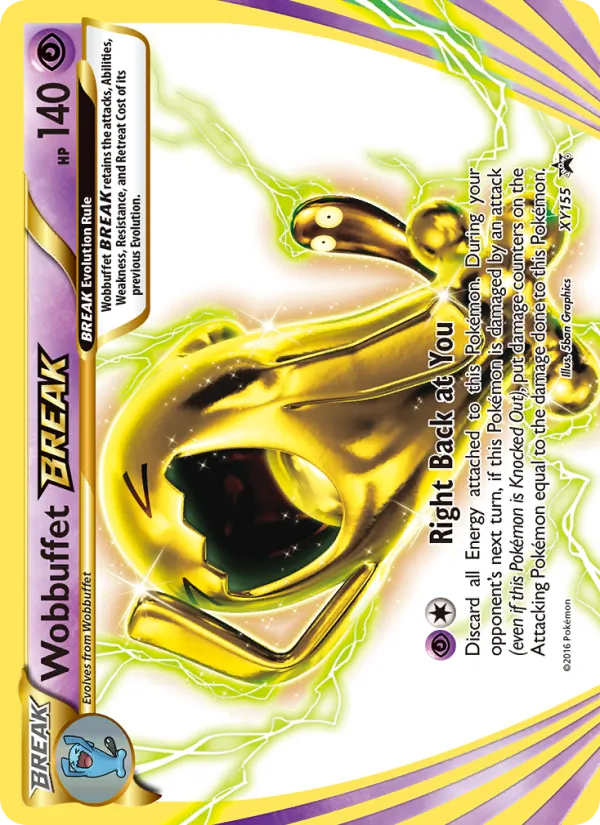 Wobbuffet BREAK #XY155, XY Black Star Holo, TCGdex reference
