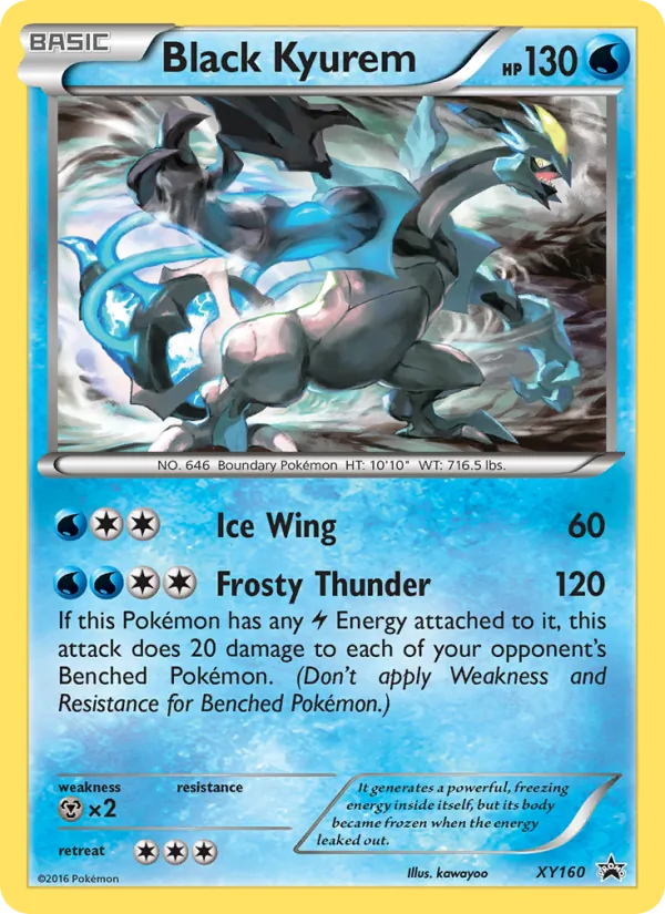 Black Kyurem #XY160, XY Black Star Holo, TCGdex reference