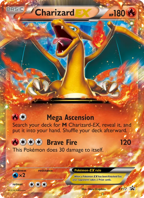 Charizard EX #XY17, XY Black Star Holo, TCGdex reference
