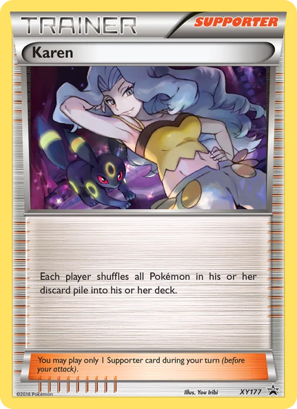 Karen #XY177, XY Black Star Holo, TCGdex reference