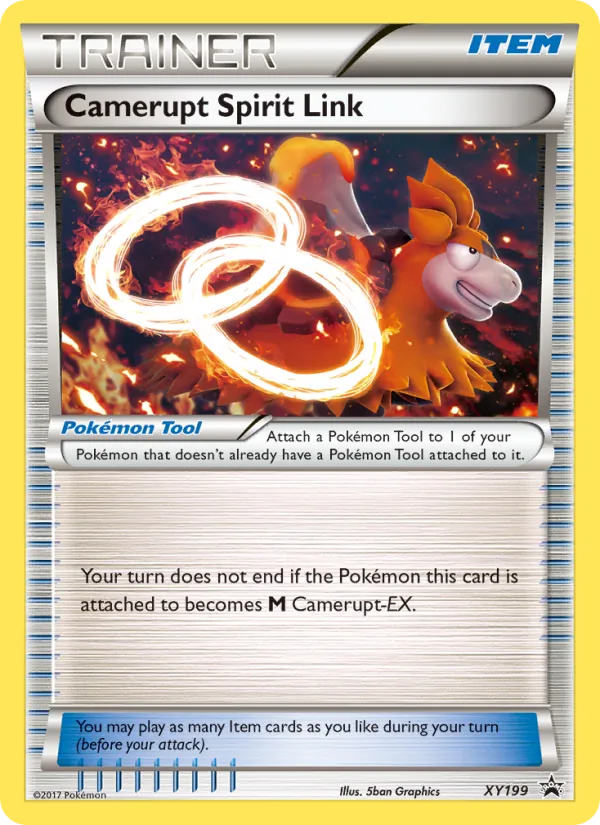 Camerupt Spirit Link #XY199, XY Black Star Holo, TCGdex reference