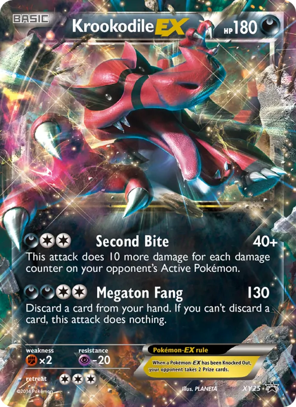 Krookodile EX #XY25, XY Black Star Holo, TCGdex reference