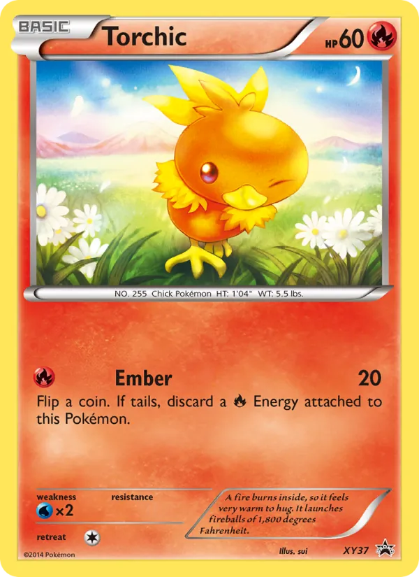 Torchic #XY37, XY Black Star Holo, TCGdex reference