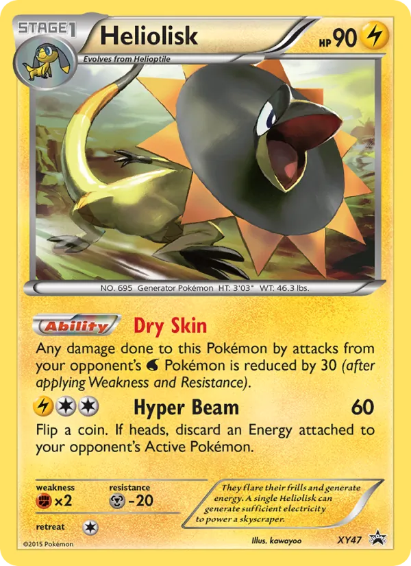 Heliolisk #XY47, XY Black Star Holo, TCGdex reference