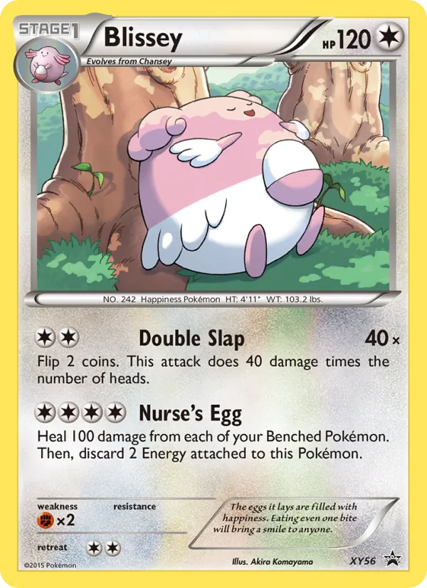 Blissey #XY56, XY Black Star Holo, TCGdex reference