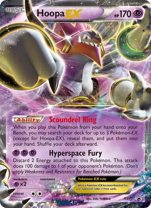 Hoopa EX #XY71, XY Black Star Holo, TCGdex reference