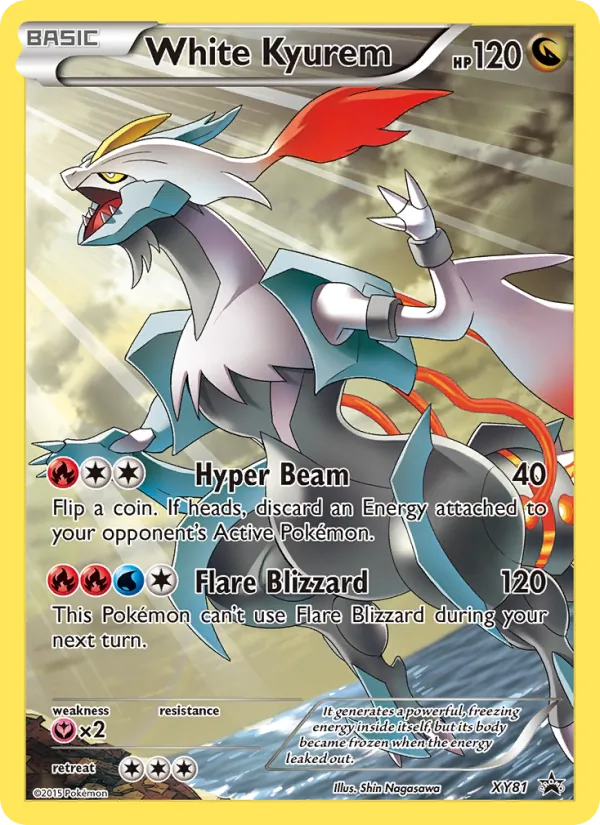 White Kyurem #XY81, XY Black Star Holo, TCGdex reference